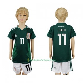 Fußballtrikots Mexiko C.Vela 11 Kinder WM 2018 Heimtrikotsatz kaufen